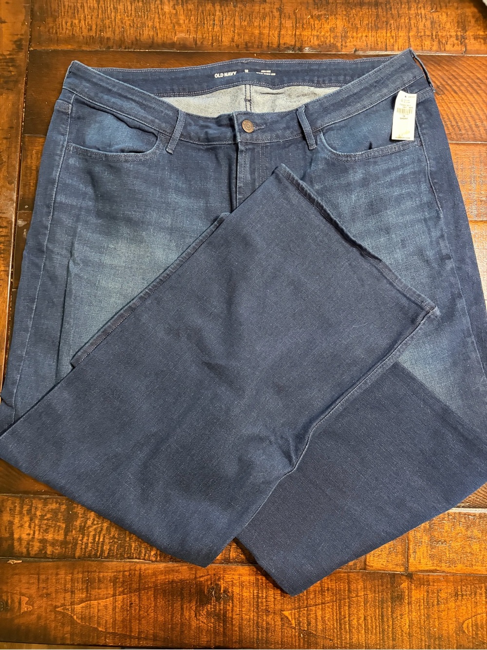 Old Navy Women's Dark Navy Flare Jeans